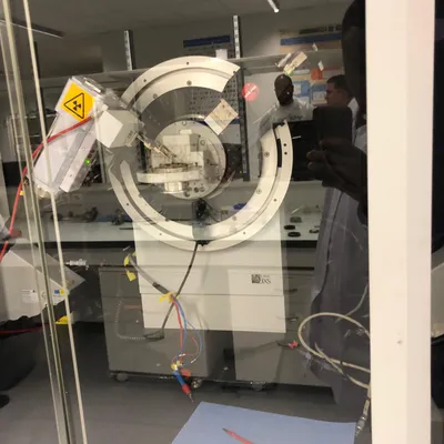 XRD diffractometer used for phase analysis